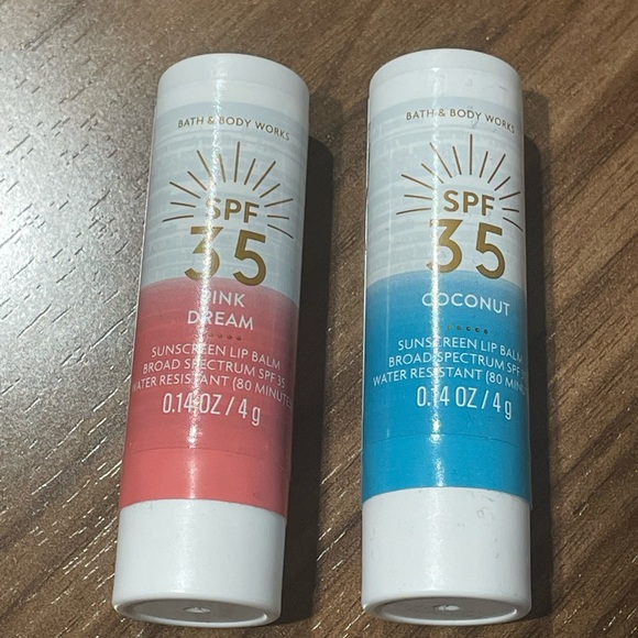 Bath & Body Works SPF 35 Sun Screen Lip Balm Duo - Picture 1 of 1